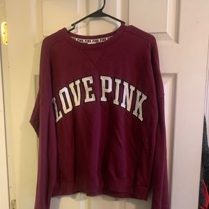 VS pink crew neck